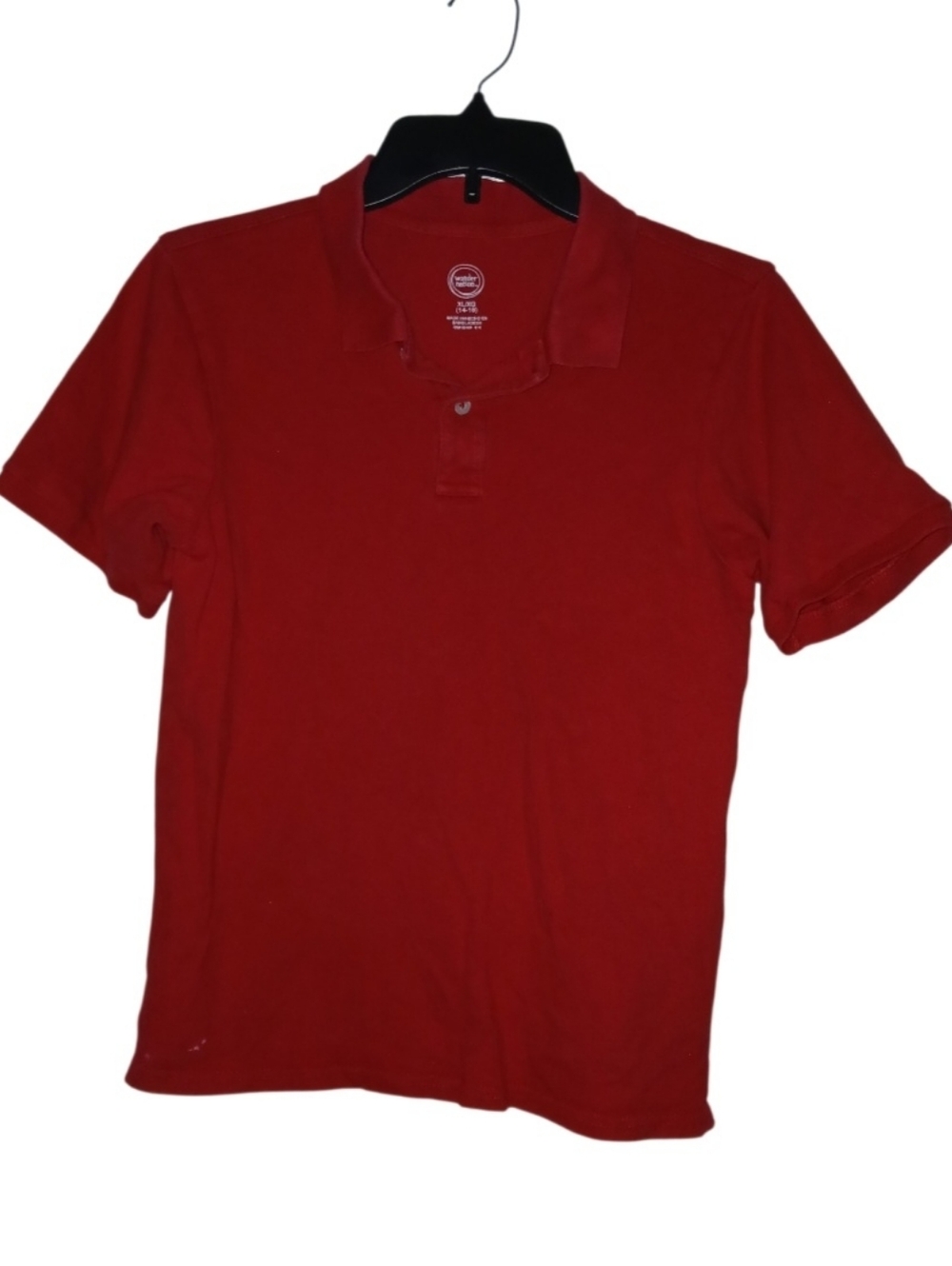 Wonder Nation Boys Red Polo Shirt